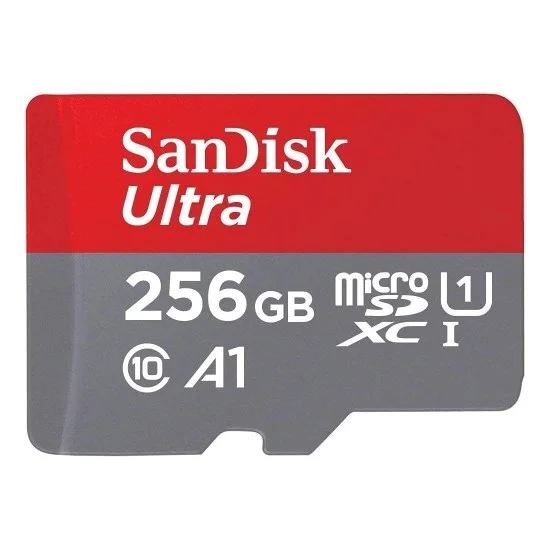 SanDisk 256GB Ultra microSDXC UHS-I Card A1 Class 10 120MB/s