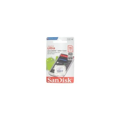 SanDisk Ultra microSDXC 16GB With SD Adapter 80MB/s