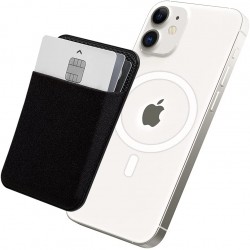 Sinjimoru M-Flap Magnetic Wallet for Apple MagSafe - Black