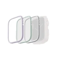 Uniq Moduo 3-in-1 PCs Bezel Protector Bundle 41/40mm - Sage/Lilao/White