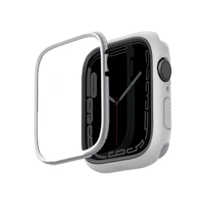 UNIQ Moduo Apple Watch Case with Interchangeable PC Bezel 41/40mm -(Chalk / Stone Grey)