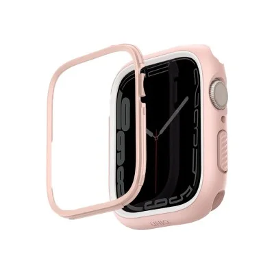 UNIQ Moduo Apple Watch Case with Interchangeable PC Bezel 41/40mm -(Pink / White)