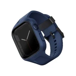 Uniq Monos 2-in-1 Apple Watch Strap With Hybrid Case 45/44mm - Marine Blue
