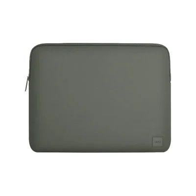 UNIQ CYPRUS WATER-RESISTANT NEOPRENE LAPTOP SLEEVE (UP TO 14&rdquo;) -  PEWTER GREEN
