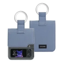 Cover Samsung Z Flip 4 Ring Diary Case Araree - Sky Blue