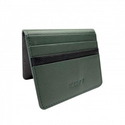 Kavy Slim Wallet Front Pocket Leather (Green)