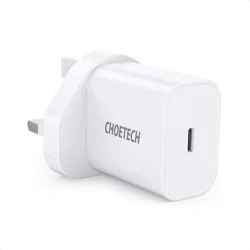 Choetech 20W USB C Port Charger &ndash; White
