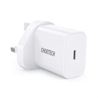 Choetech 20W USB C Port Charger &ndash; White