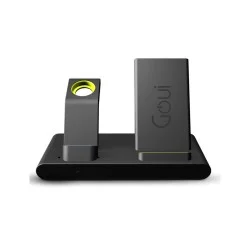 GOUI DOCK 3IN1 QI WRLS CHRGNG FOR APPLE WCH+ARPDS(1&2)+SMRTPHNE