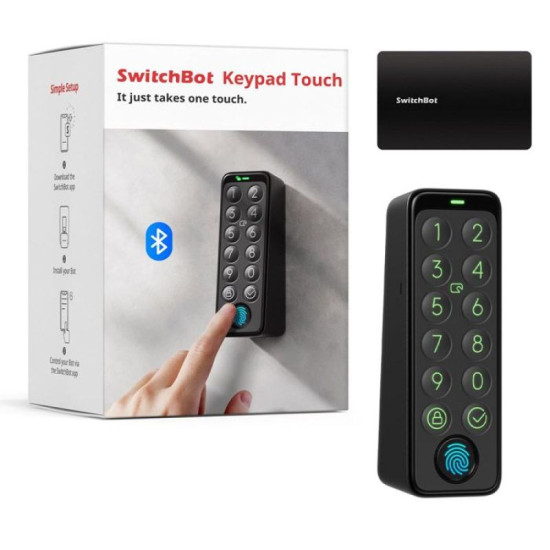 SwitchBot Smart Keypad Touch for SwitchBot Lock - Black