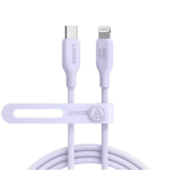Anker 542 USB-C to Lightning Cable (Bio-Based) (1.8m/6ft) - Violet