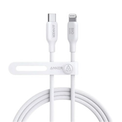  Anker 542 USB-C to Lightning Cable (Bio-Based) (1.8m-6ft) - White
