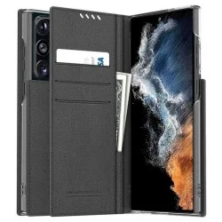 Cover Samsung S24 Ultra Mustang Diary Wallet Case Araree – Charcoal Gray