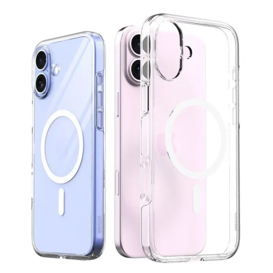 Cover Iphone 16 Plus Duple Magsafe Case Araree - Clear
