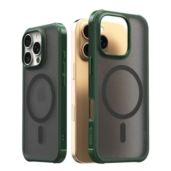 Cover Iphone 16 Pro Duple Magsafe Case Araree - Green