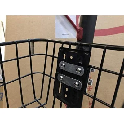 Front basket with bracket for scooter/ bike Size :27.5 x 23 x 16cm