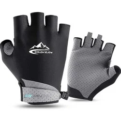Half finger riding gloves
