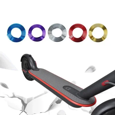 Electroplate bumper Protective Scooter Body Strips Sticker Tape (2M)