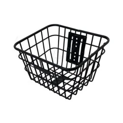 Front basket with bracket for scooter/ bike Size :27.5 x 23 x 16cm