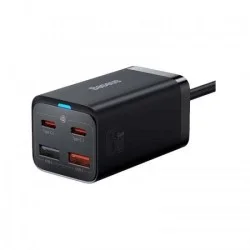 Baseus GaN3 Pro Desktop Power Strip AC+2U+2C 65W UK 1m - Black