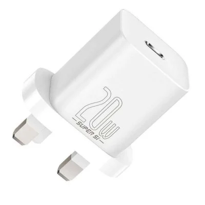 Baseus Super Si Quick Charger 1C 20W Uk - White