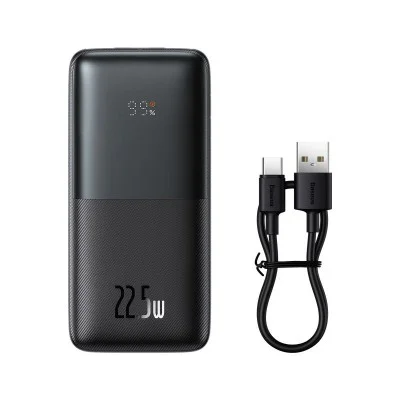 Baseus Bipow Pro Digital Display Fast Charge Power Bank 10000Mah 22.5W - Black