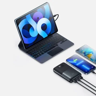 Baseus Bipow Pro Digital Display Fast Charge Power Bank 20000Mah 22.5W - Black