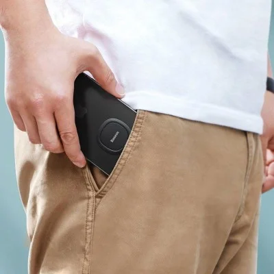Baseus Invisible Phone Ring Holder Tarnish - Black