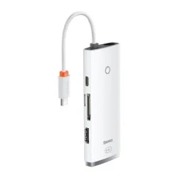 Baseus Lite Series 6-Port Type-C HUB Docking Station - White