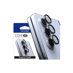 Camera Lense Glass Samsung Z Fold 5 Sub Core With Metal Ring Araree - Clear