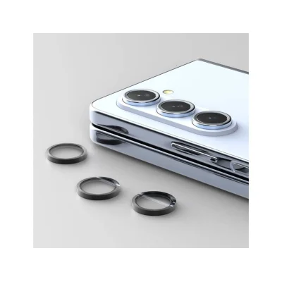 Camera Lense Glass Samsung Z Fold 5 Sub Core With Metal Ring Araree - Clear