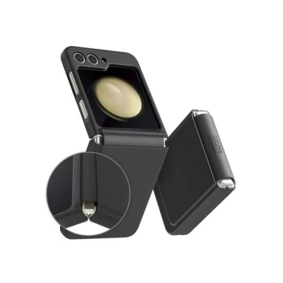 Cover Samsung Z Flip 5 Aero Flex Case With Dual Layer Protection Araree - Black