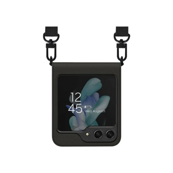 Cover Samsung Z Flip 5 Canvas Diary Flip Case Araree - Black