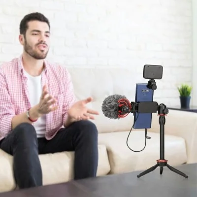 BOYA Vlogger Kit Plus (BY-T1/BY-C12/BY-MM1+) - Black