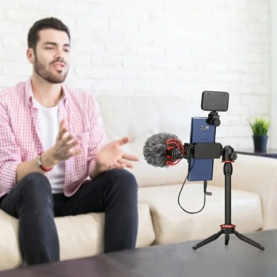 BOYA Vlogger Kit Plus (BY-T1/BY-C12/BY-MM1+) - Black