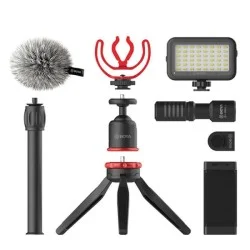 BOYA Vlogger Kit Plus (BY-T1/BY-C12/BY-MM1+) - Black
