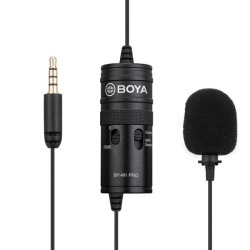 BOYA Lavalier mic (With sound attenuation) - Black