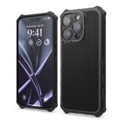 Elago iPhone 15 Pro Magnetic Armor Silicone Case - Black