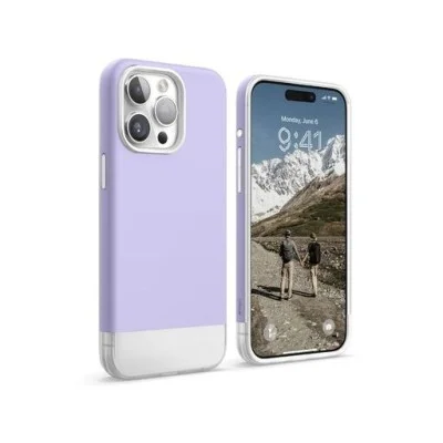 Cover Iphone 15 Pro Magsafe Elago - Purple / Transparent
