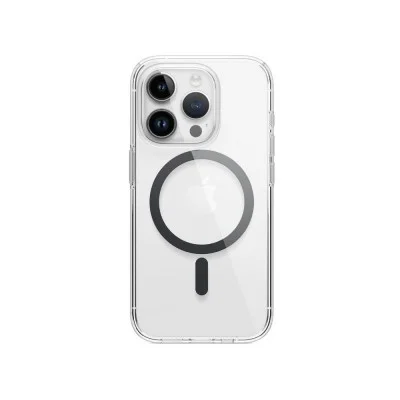 Cover Iphone 15 Pro Max Magnetic Hybrid Elago &ndash; Clear & Black