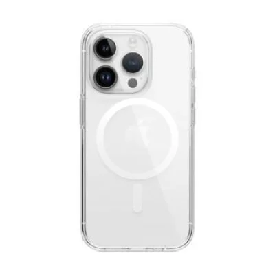 Cover Iphone 15 Pro Max Magnetic Hybrid Elago - Clear & White