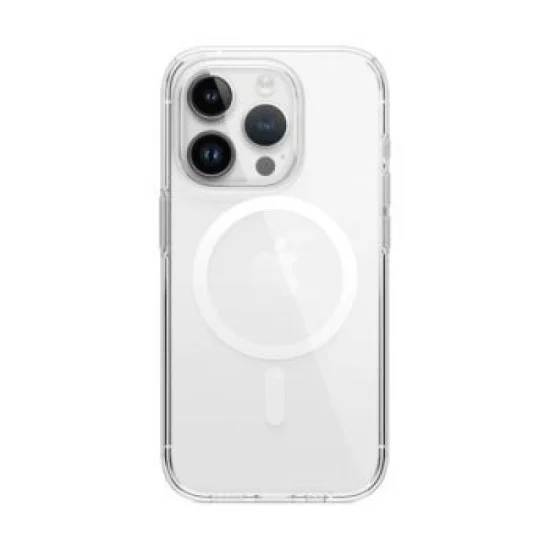 Cover Iphone 15 Pro Max Magnetic Hybrid Elago - Clear & White