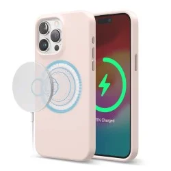 Cover Iphone 15 Pro Max Magnetic Hybrid Silicone Elago &ndash; Lovely Pink