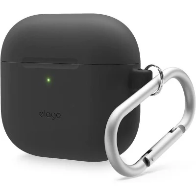Elago Airpods 4 Silicone Hang Case - Black