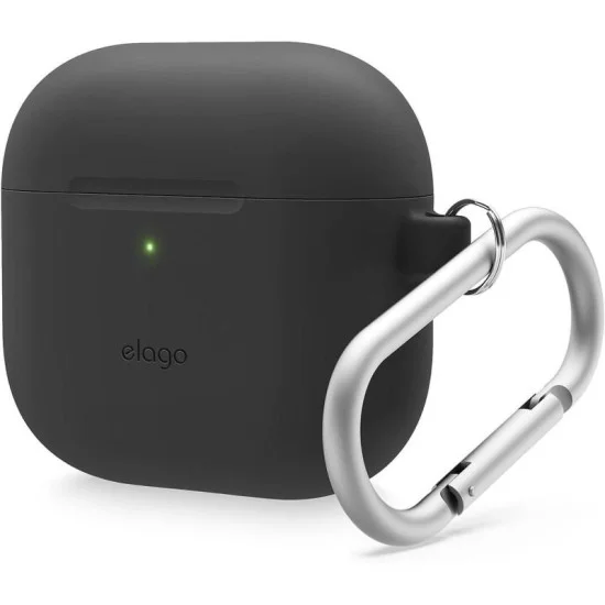 Elago Airpods 4 Silicone Hang Case - Black