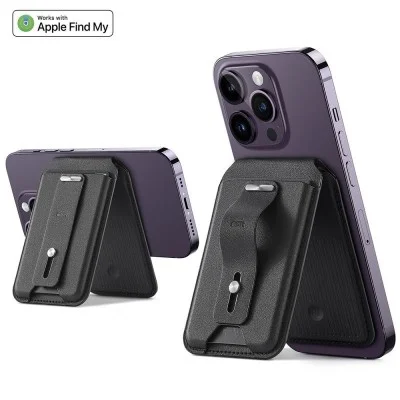 ESR HaloLock Geo Wallet Grip Stand - Midnight Black