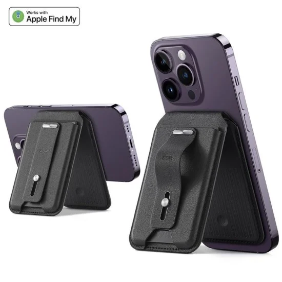 ESR HaloLock Geo Wallet Grip Stand - Midnight Black