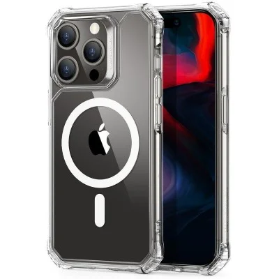 Cover Iphone 15 Pro Air Armor Clear Case (Halolock) Esr - Clear Black