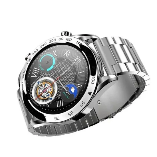 Hifuture Futurego Pro - Stainless Steel Bluetooth Smartwatch - Silver