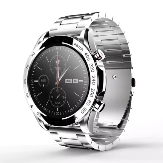 Hifuture Futurego Pro - Stainless Steel Bluetooth Smartwatch - Silver